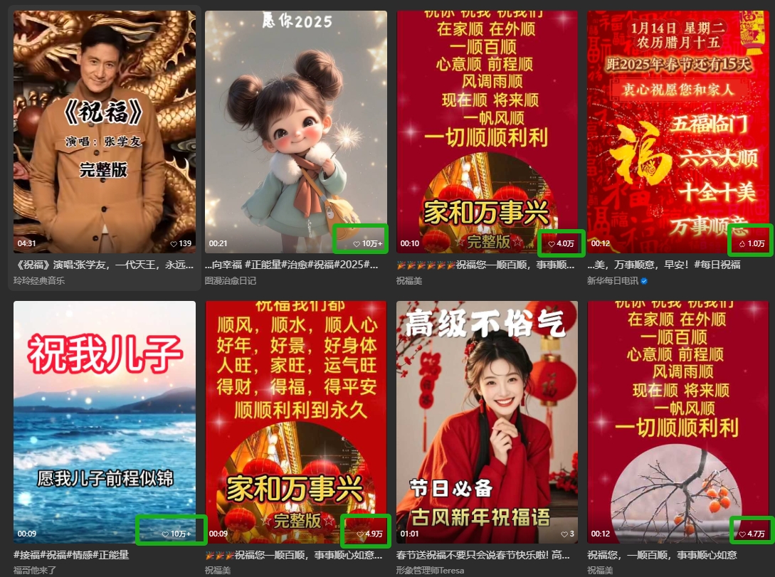 银发经济新年风口，儿女祝福视频爆火，一条作品上万播放，一定要抓住-89网创