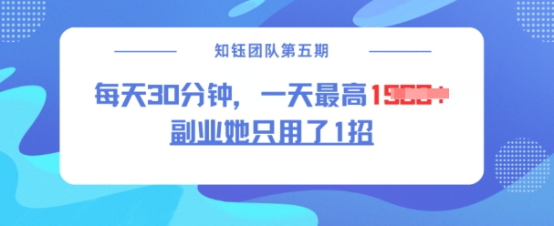 副业她只用了1招，每天30分钟，无脑二创，一天最高1.5k-89网创