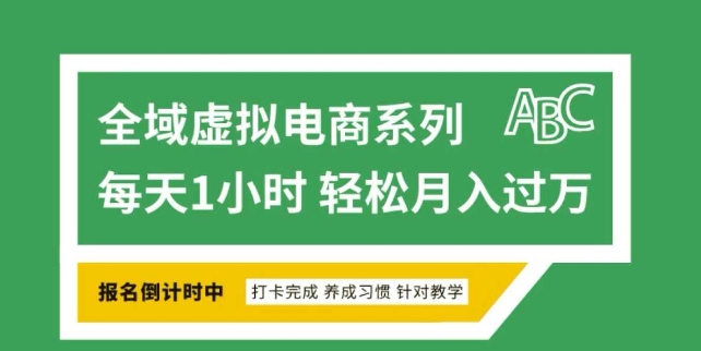 全域虚拟电商变现系列，通过平台出售虚拟电商产品从而获利-89网创