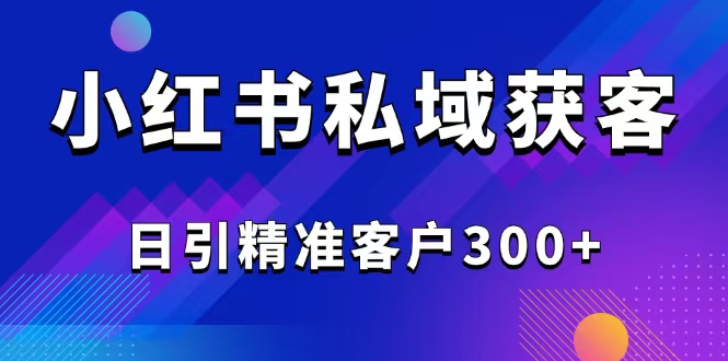 2025最新小红书平台引流获客截流自热玩法讲解，日引精准客户300+-89网创