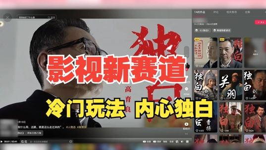 最新影视解说玩法，人物独白，30天涨粉24万+，全流程拆解【揭秘】-89网创