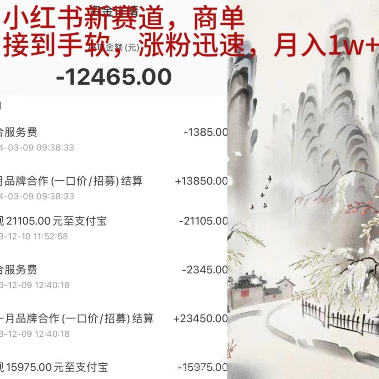 (9476期)小红书新赛道，商单接到手软，涨粉迅速，月入1w+-89网创