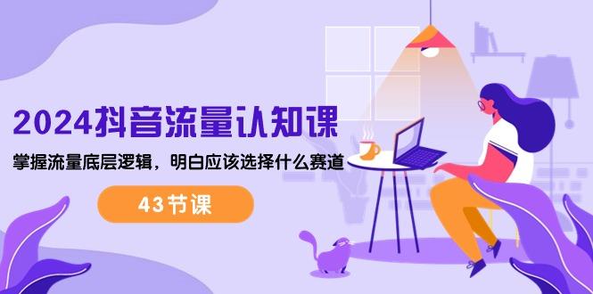 2024抖音流量·认知课：掌握流量底层逻辑，明白应该选择什么赛道 (43节课-89网创
