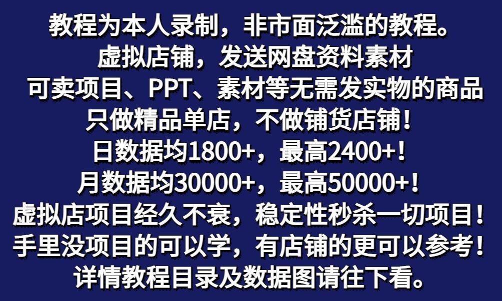 图片[2]-拼多多虚拟电商训练营月入50000+你也行，暴利稳定长久，副业首选-89网创