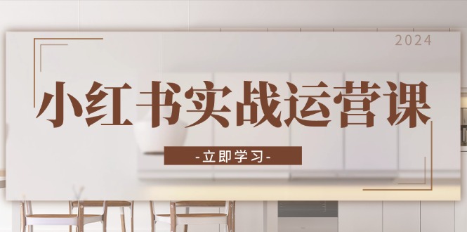 小红书实战运营课：从开通店铺到直播话术，打造爆款笔记与高效直播-89网创