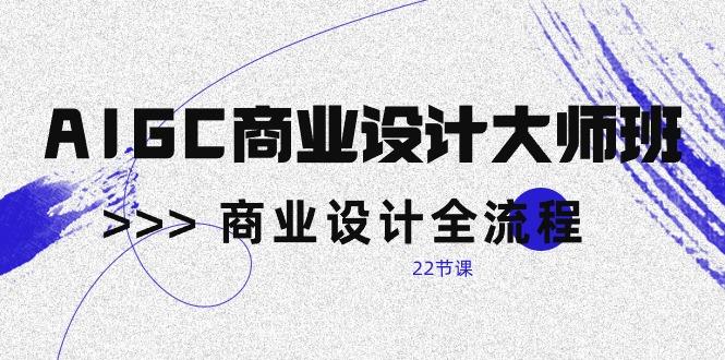 AIGC-商业设计大师班，商业设计全流程(22节课-89网创