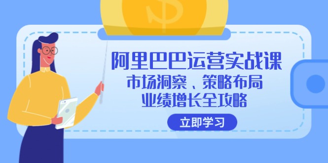 阿里巴巴运营实战课：市场洞察、策略布局、业绩增长全攻略-89网创