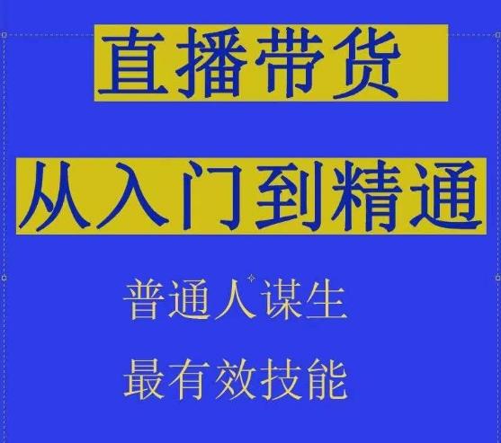 2024抖音直播带货直播间拆解抖运营从入门到精通，普通人谋生最有效技能-89网创