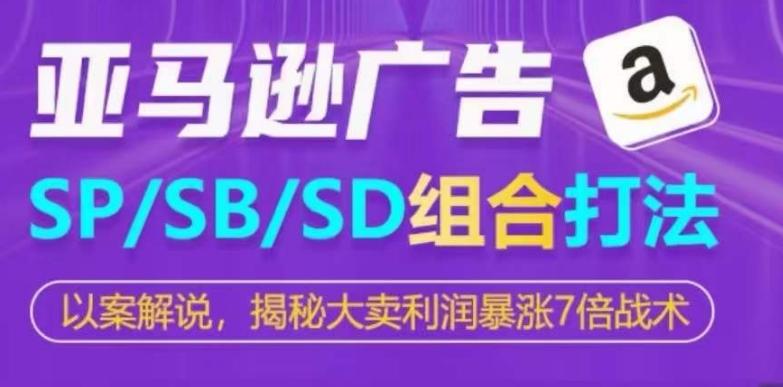 亚马逊SP/SB/SD广告组合打法，揭秘大卖利润暴涨7倍战术-89网创