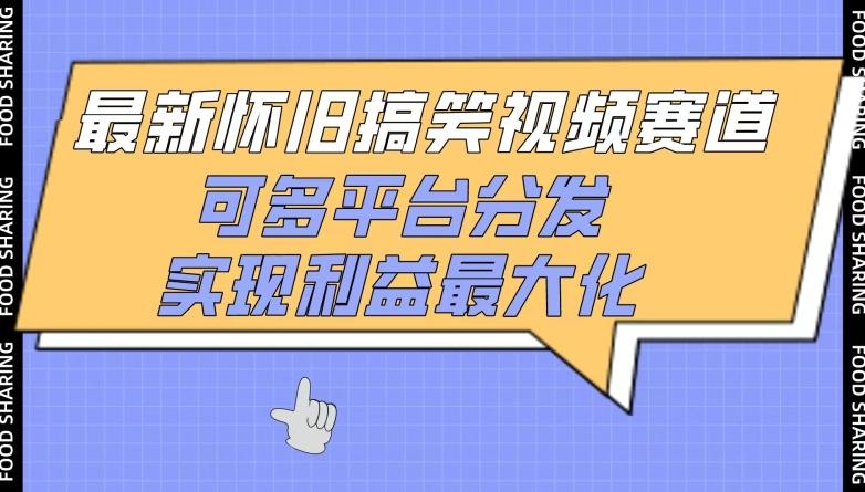 最新怀旧搞笑视频赛道，可多平台分发，实现利益最大化【揭秘】-89网创