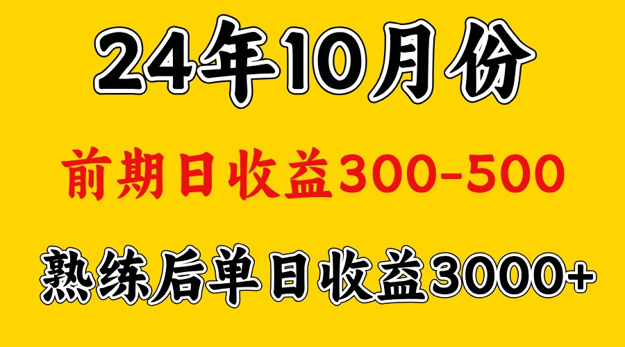 高手是怎么赚钱的.前期日收益500+熟练后日收益3000左右-89网创