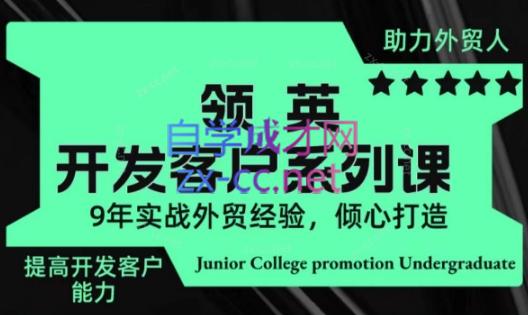 城哥·领英开发客户系列课-89网创