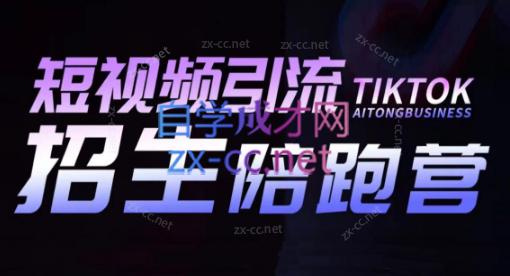 吴天老师·短视频引流招生陪跑营-89网创