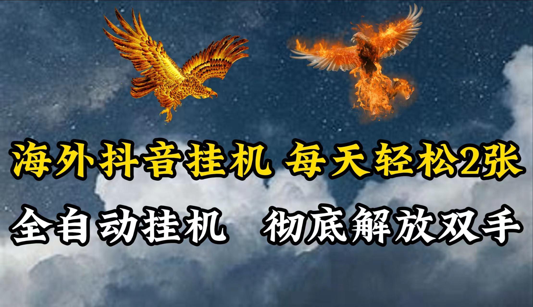 海外抖音挂机，每天轻松2张，全自动挂机，彻底解放双手！-89网创