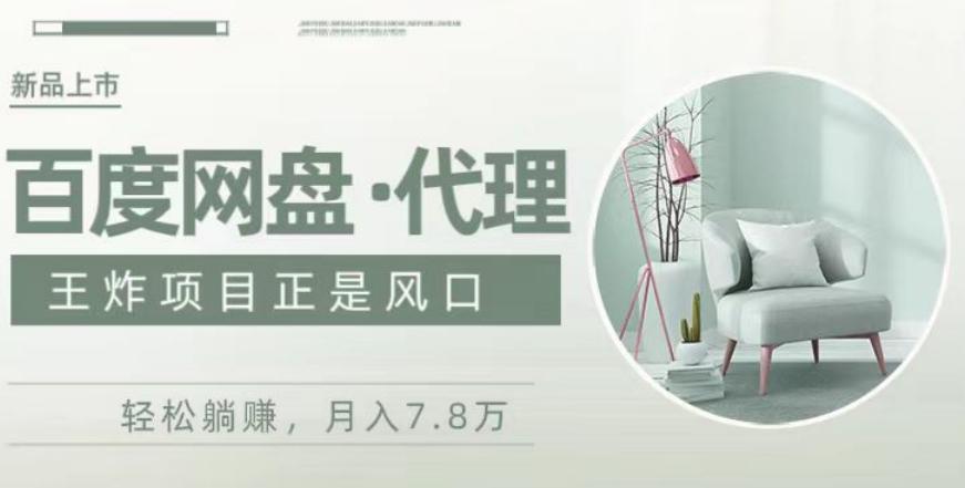 度盘代理，月入7w保姆级全方位教程-89网创