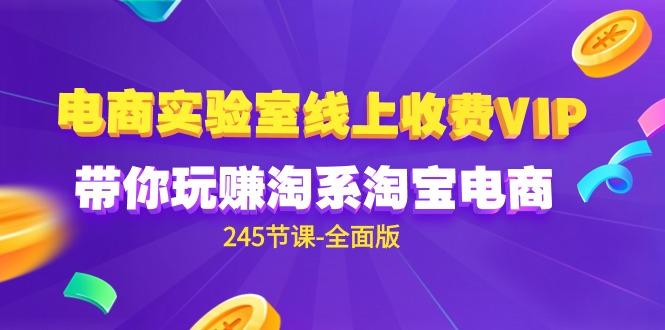 (9859期)电商-实验室 线上收费VIP，带你玩赚淘系淘宝电商(245节课-全面版)-89网创