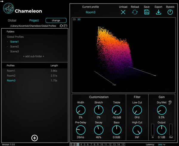 Accentize Chameleon(智能音频插件) v2.1.1 免费版-89网创