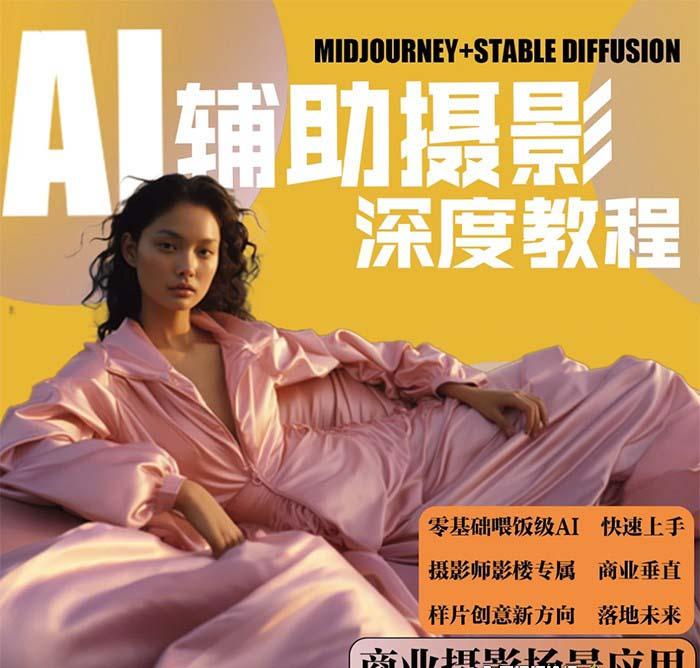 (8727期)2024年AI辅助摄影人工智能商业应用摄影课程(37节课)-89网创