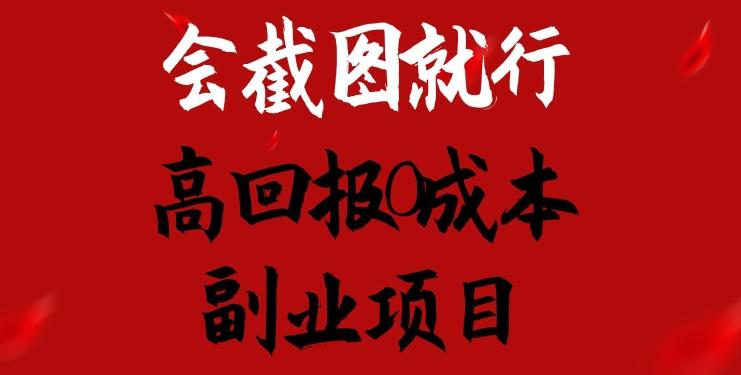 会截图就行，高回报0成本副业项目，卖离婚模板一天1.5k+【揭秘】-89网创
