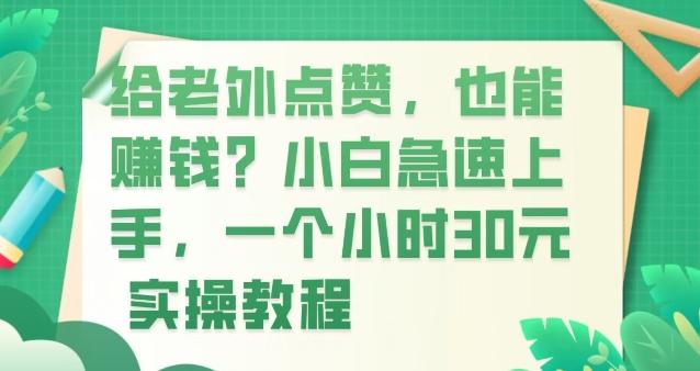 给老外点赞，也能赚钱？小白急速上手，实操教程-89网创