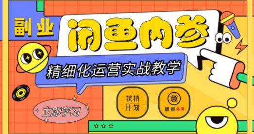 闲鱼精细化运营入门+高阶实战教学，从底层逻辑到轻松变现，多维度玩转闲鱼副业-89网创