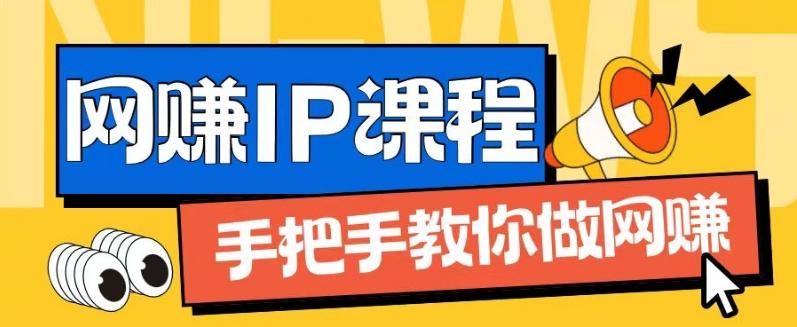 ip合伙人打造1.0，从0到1教你做网创，实现月入过万【揭秘】-89网创