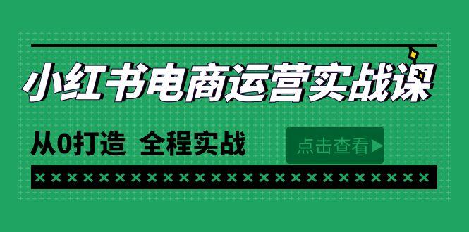 (9946期)最新小红书·电商运营实战课，从0打造  全程实战(65节视频课)-89网创