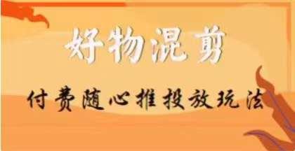 【万三】好物混剪付费随心推投放玩法，随心投放小课抖音教程-89网创