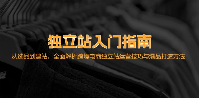独立站入门指南：从选品到建站，全面解析跨境电商独立站运营技巧与爆品…-89网创