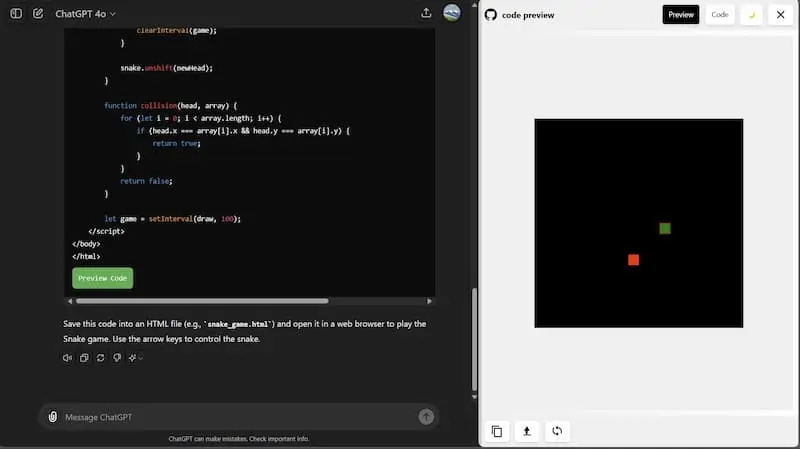 ChatGPT Code Preview｜AI编程预览工具-89网创