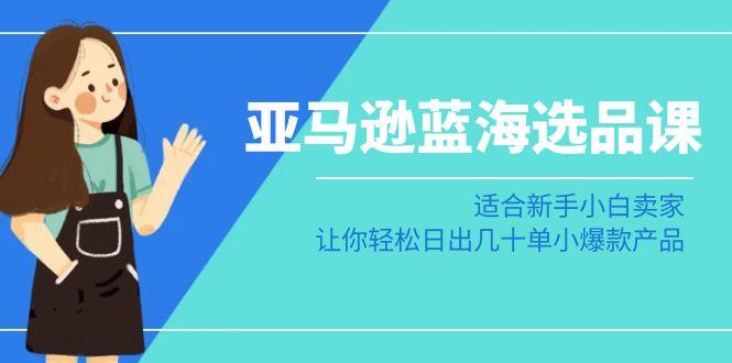 亚马逊-蓝海选品课：适合新手小白卖家，让你轻松日出几十单小爆款产品-89网创