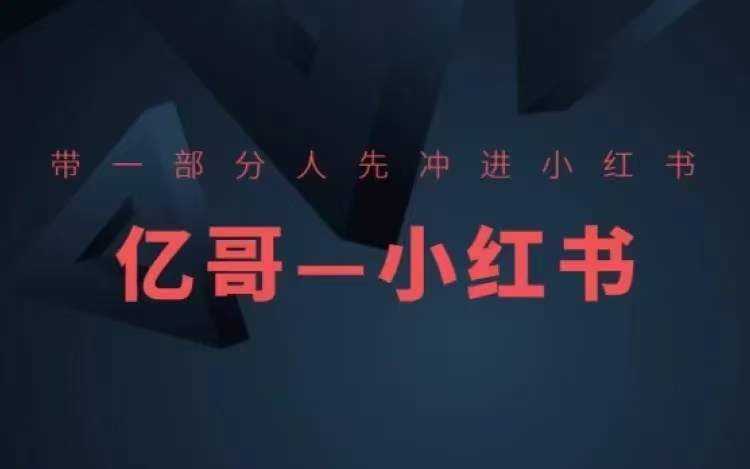 ​​带一部分人先冲进小红书，小红书开店、选品、爆款裂变-89网创