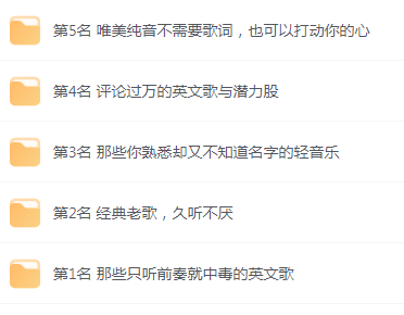 【无损音乐分享】网易云音乐收藏榜单前五名合集 精选好歌-89网创