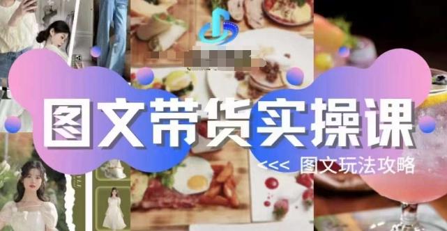 图文带货实操课，图文玩法攻略玩法-89网创