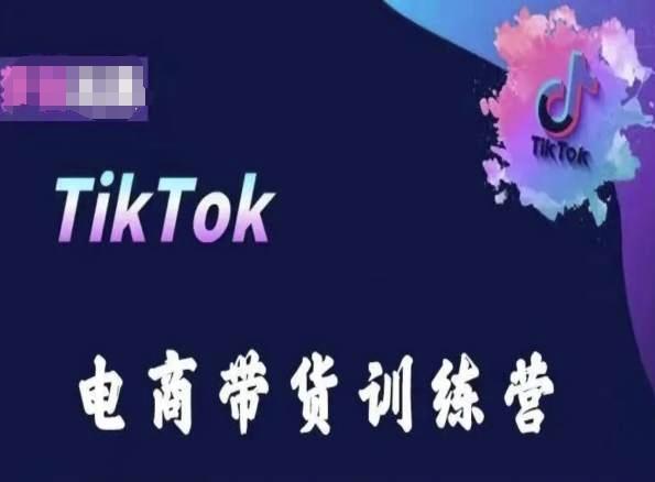 TikTok电商带货训练营，跟随时代潮流，跨境掘金-89网创