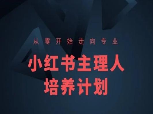 小红书课程简化版，从零开始走向专业，小红书主理人培养计划-89网创