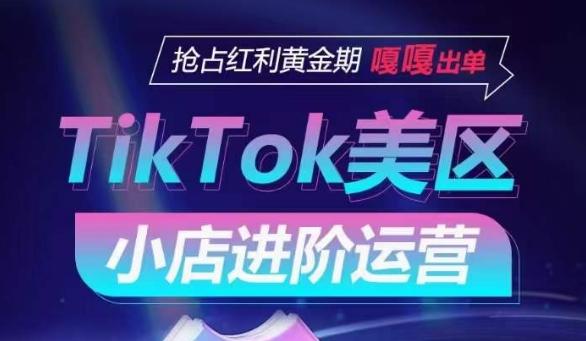 TikTok Shop美区小店进阶运营，抢占红利黄金期 嘎嘎出单-89网创