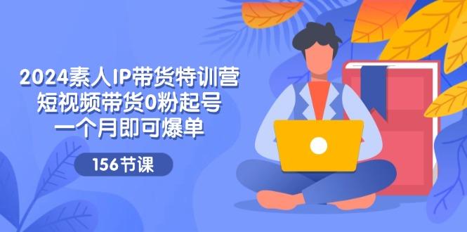 2024素人IP带货特训营，短视频带货0粉起号，一个月即可爆单(156节-89网创