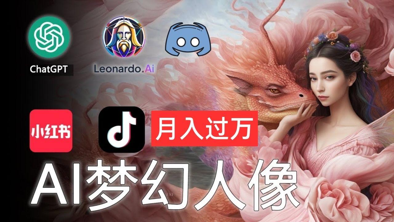 AI摄影梦幻人像：零基础也能月入过万的秘密-89网创