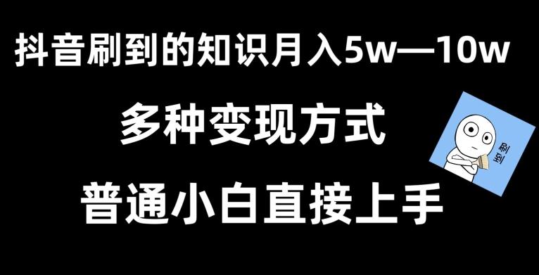 抖音刷到的知识，每天只需2小时，日入2000+，暴力变现，普通小白直接上手【揭秘】-89网创