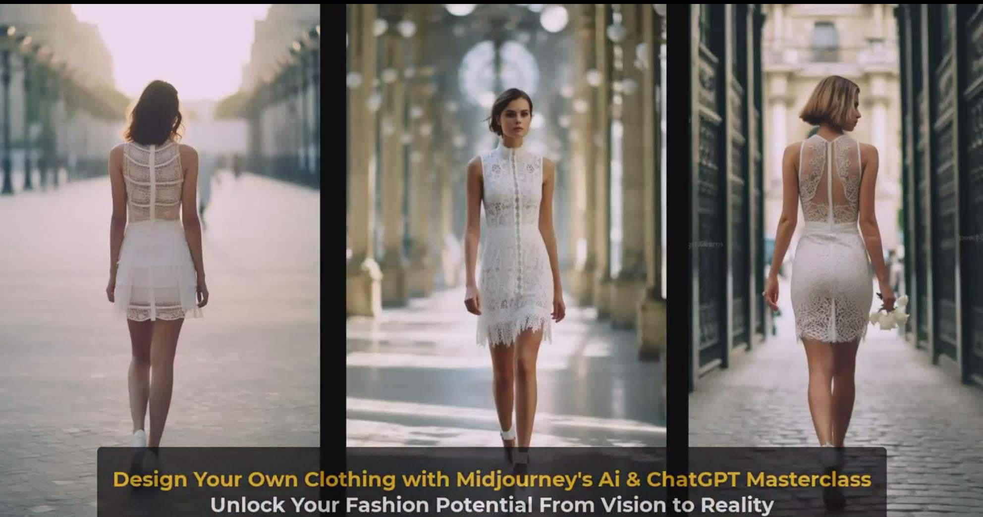 图片[2]-利用 Midjourneys Ai 人工智能设计自己的服装AI大师班-10节课-中英字幕-89网创