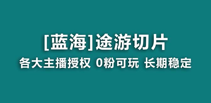 抖音途游切片，龙年第一个蓝海项目，提供授权和素材，长期稳定，月入过万-89网创