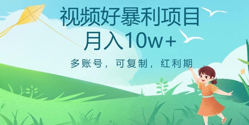 外边收费699项目，视频号暴利项目，多账号可复制，红利期-89网创