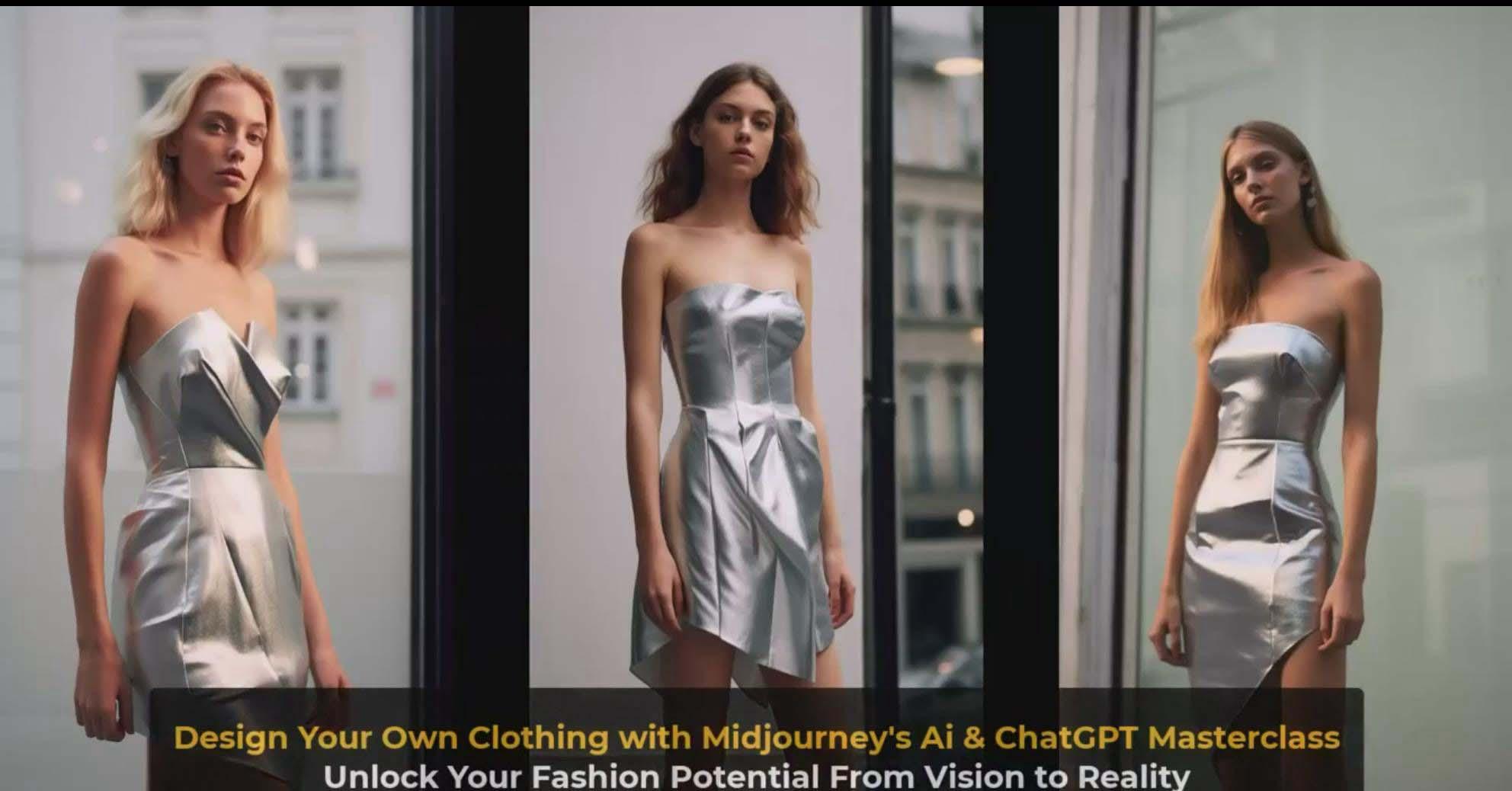 图片[8]-利用 Midjourneys Ai 人工智能设计自己的服装AI大师班-10节课-中英字幕-89网创