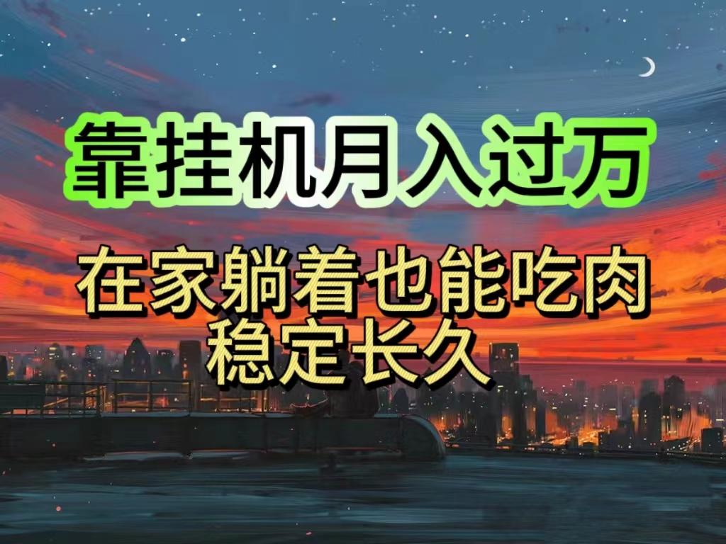 挂机项目日入1000+，躺着也能吃肉，适合宝爸宝妈学生党工作室，电脑手…-89网创