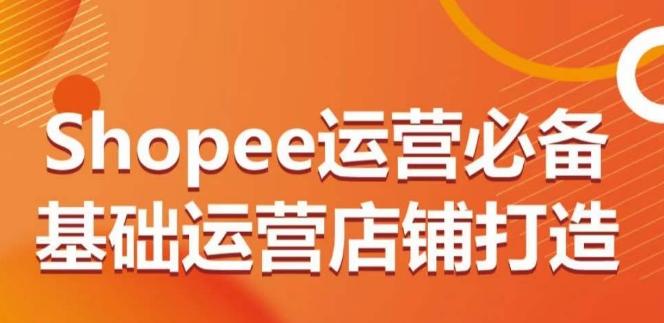Shopee运营必备基础运营店铺打造，多层次的教你从0-1运营店铺-89网创