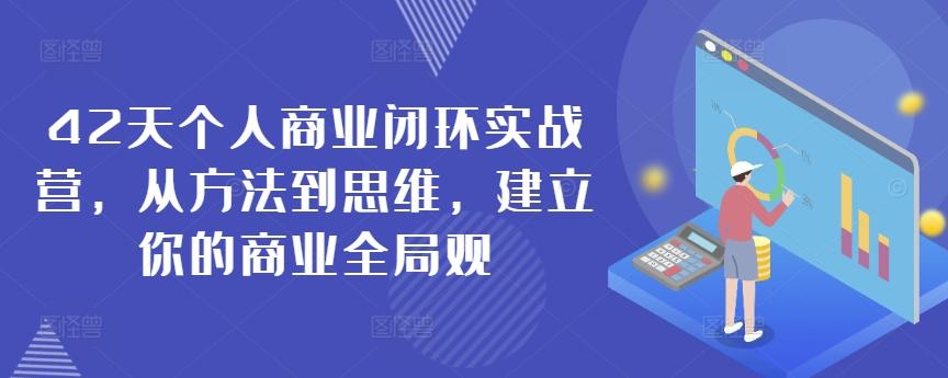 42天个人商业闭环实战营，从方法到思维，建立你的商业全局观-89网创
