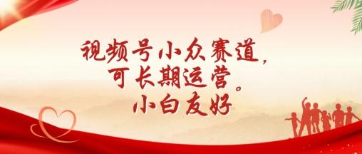 视频号小众赛道，可长期运营，小白友好【揭秘】-89网创