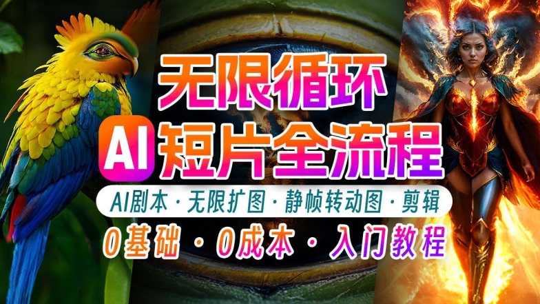 AI剪辑无限循环画面：新手轻松月入上万的秘技【揭秘】-89网创
