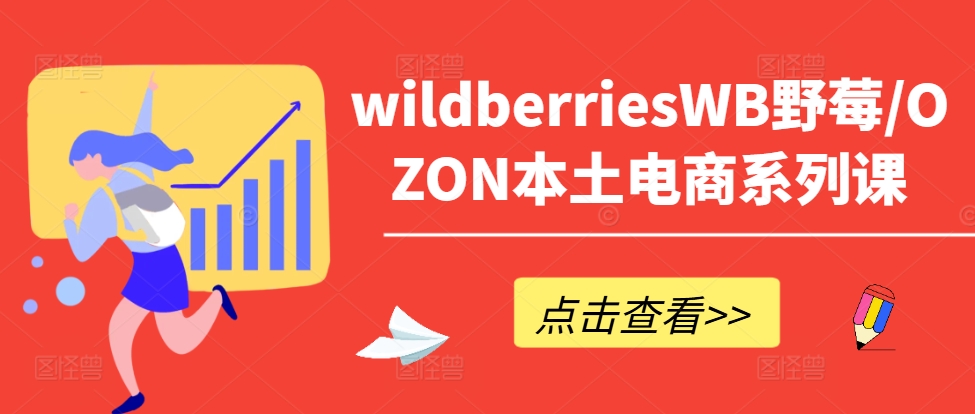 wildberriesWB野莓/OZON本土电商系列课，掌握WB产品优化，出单技巧和订单处理等-89网创